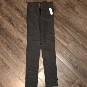 Black & grey gingram pants